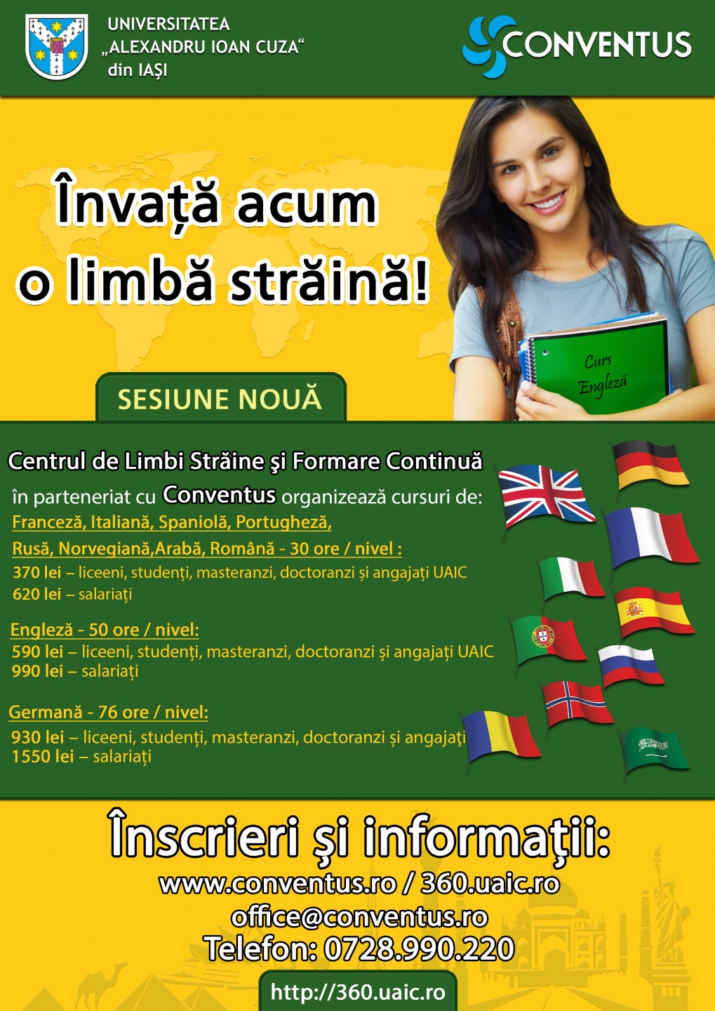 Centrul de Limbi Străine și Formare Continuă - cursuri de engleză